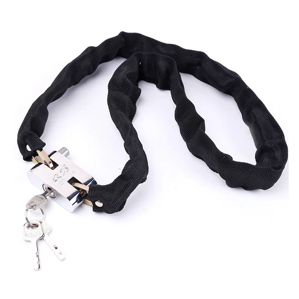 

Universal Bicycle Anti-theft Security Metal Chain Lock Padlock Outdoor Safe Reinforced Motorbike Chain Lock Bike Accessories