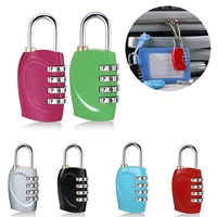 4 dial digit password lock combination suitcase luggage metal code password locks padlock travel safe anti theft cijfersloten
