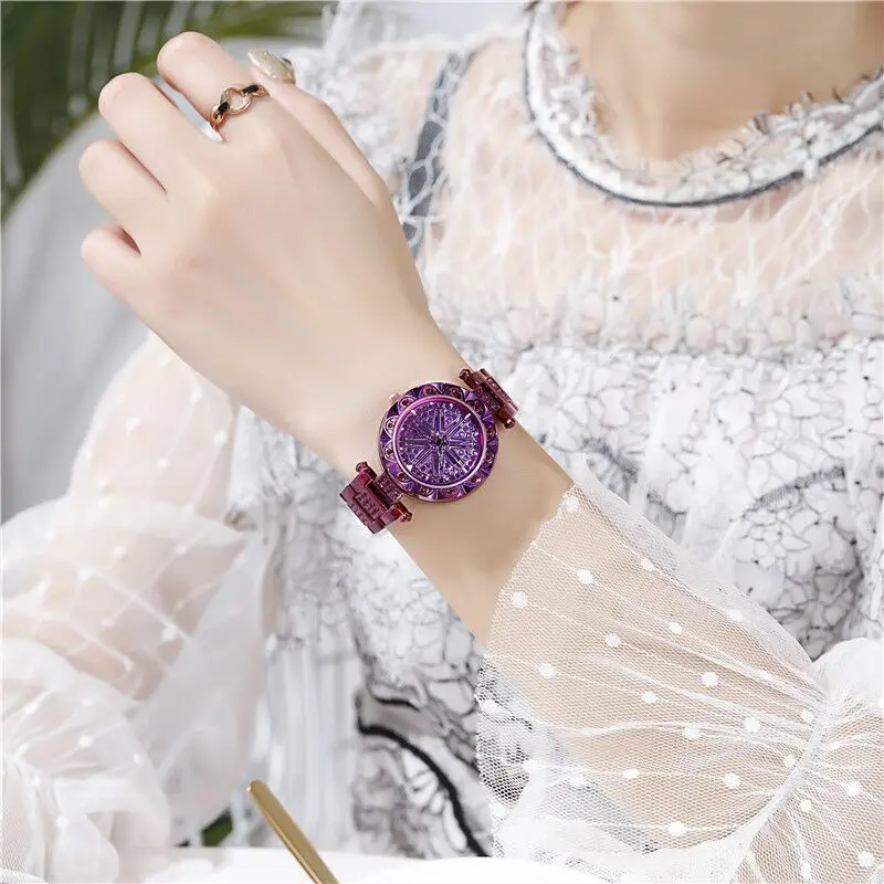 

Cacaxi Fashion Diamond-Studded Hot Style Ladies Quartz Watch Japanese Movement Jewelry Watch Gift Watch