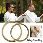 Кольцо из ротанга Wing Chun, кольца из натурального дерева, кольцо на запястье Chun Kung Fu для силовых тренировок рук, кольцо для физических упражнений