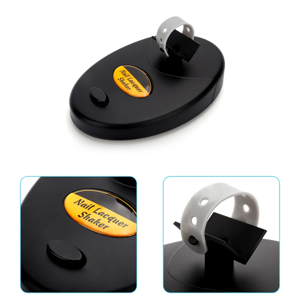 

New Nail Lacquer Shaker Adjustable Nail Gel Polish Varnish Bottle Shaking Machine Shake Evenly Tools for Nail Art Tattoo