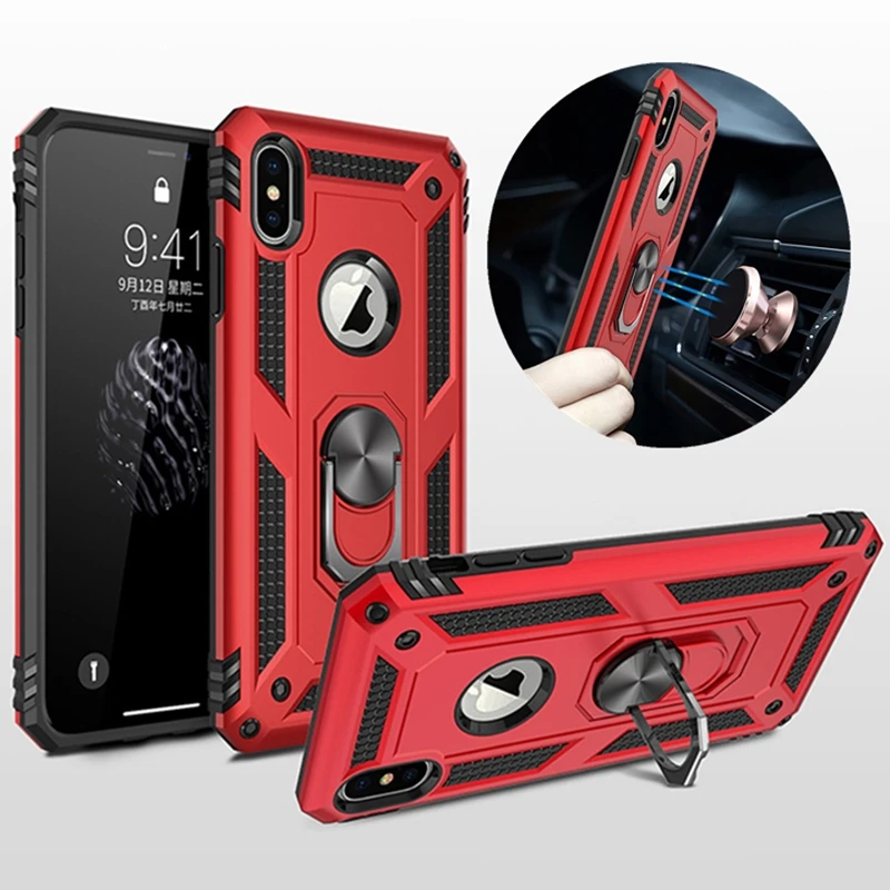 Роскошный ударопрочный чехол для Iphone X XR XS 11 Pro Max 6 6S 7 8 Plus прочный защитный мягкий