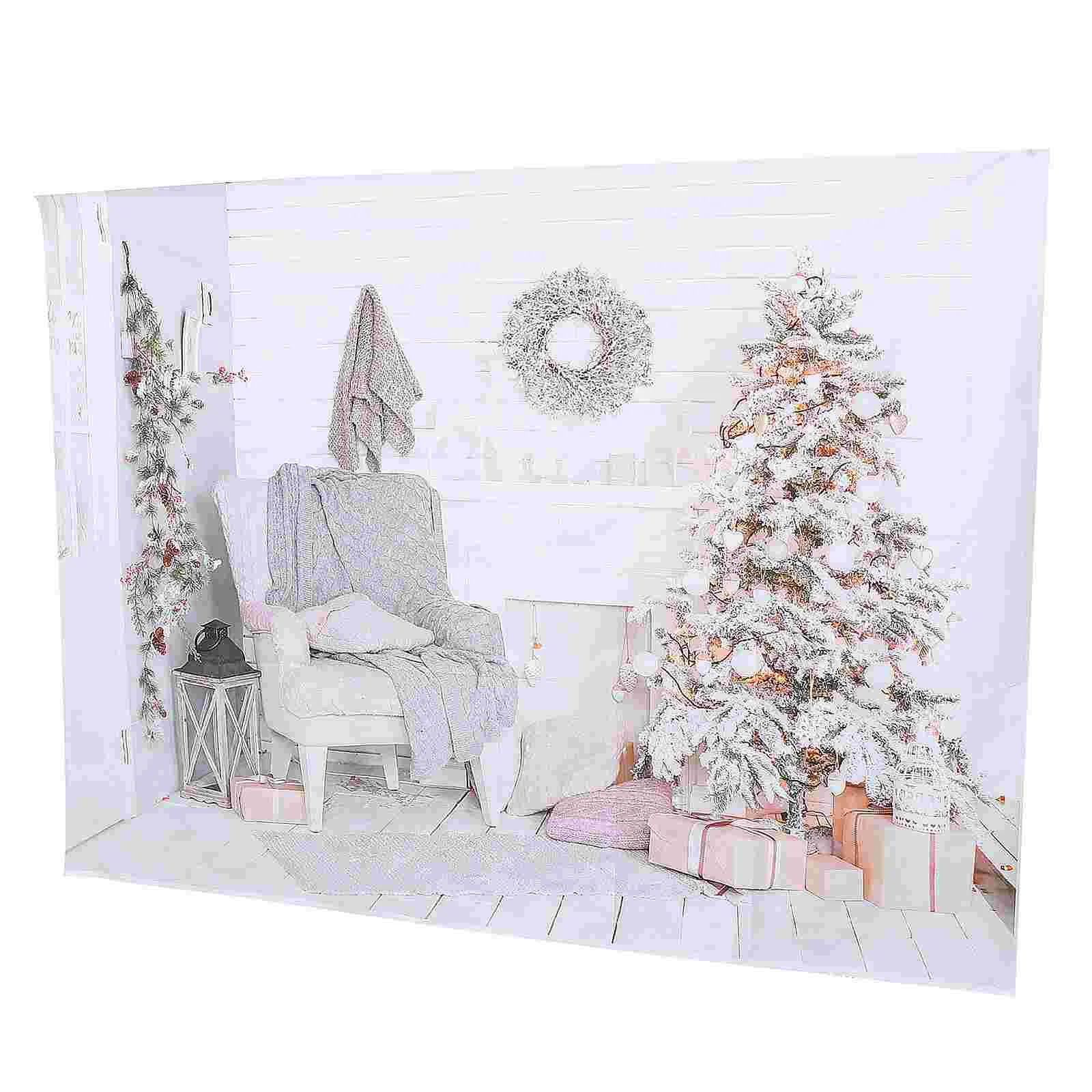 

Christmas Photographic Backdrop Cloth Vinyl Photography Cloth Party Decoration