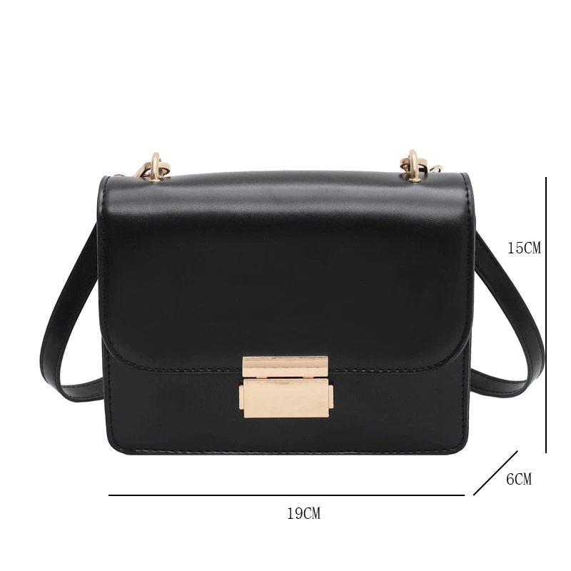 

Simple Style Handbags Women Messenger Bags Female PU Leather Shoulder Bags Sac Vintage Crossbody Bag for Women Square Flap Bag