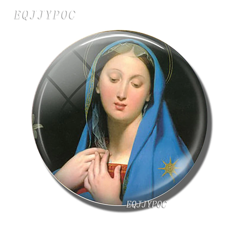 PACK OF 1 Христианская Дева Мэри магнит на холодильник религиозное украшение на холодильник St Joseph Мадонна мать и ребенок искусство магнит на холодильник - Цвет: PACK OF 1