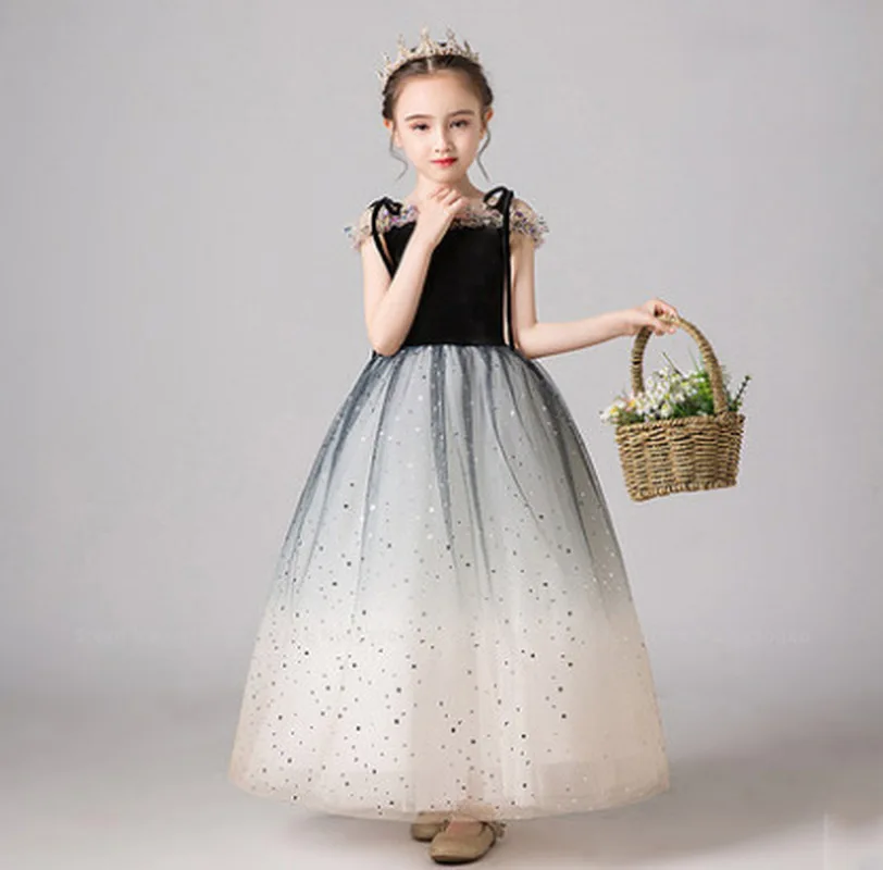 Милый костюм принцессы эльфа для девочек косплей детское официальное вечернее