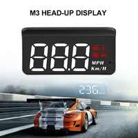 m3 car head up display windshield hud with kmh mph obd2 overspeed warning windshield projector auto electronics for car trucks