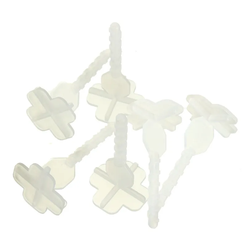 100pcs Tile Leveling System Wall Floor Flooring Tool Kits Caps prevent slippage Accurate tile Cross-Spacers Plastic | Инструменты