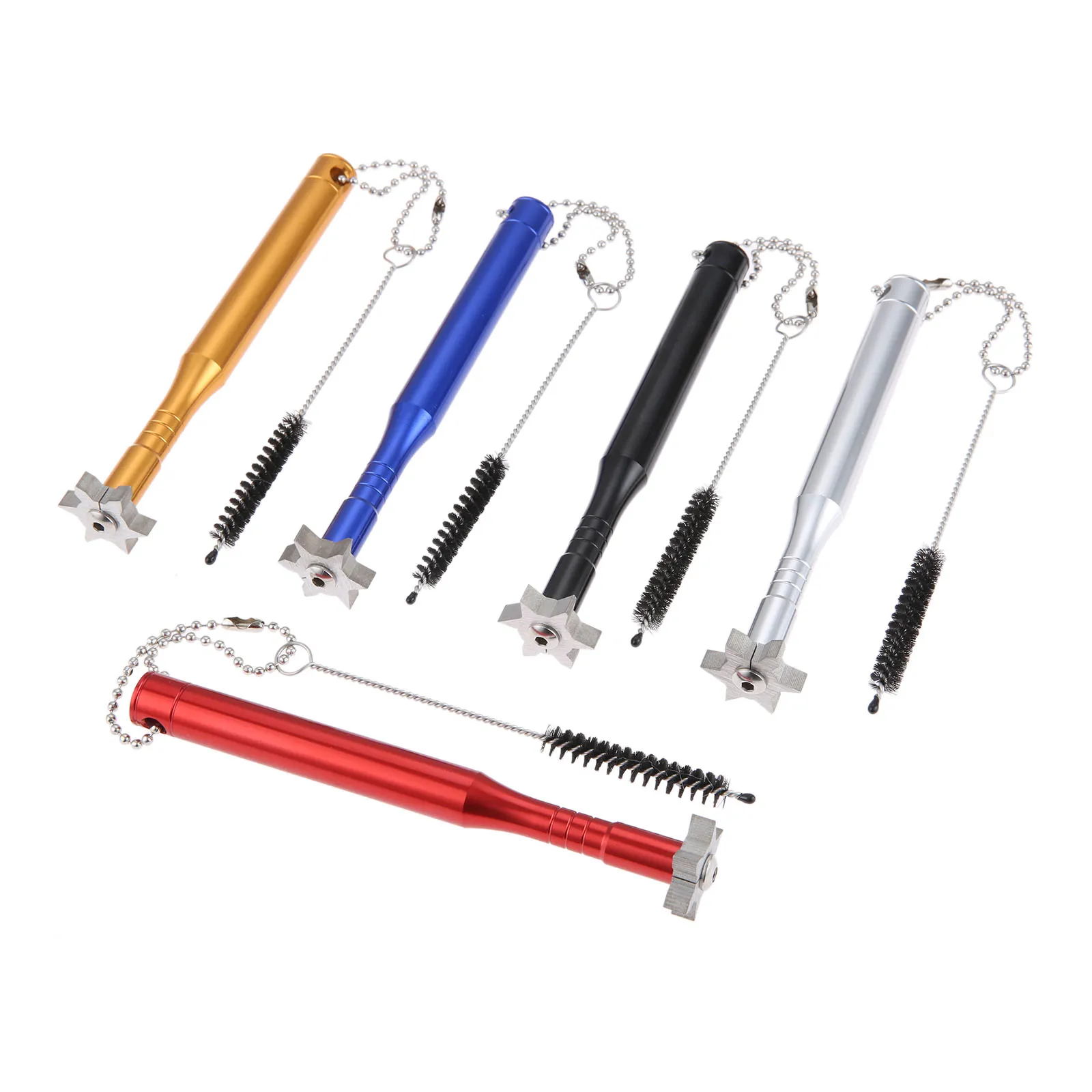 1 шт 6 лезвие для игры в гольф точилка очиститель с щеткой чистки клюшки гольфа на