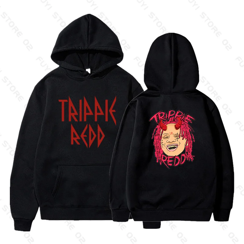 

Trippie Redd Trendy Sweatshirts for Women Hoodies Fashion Girls Casual Print Long Sleeve Teens Long Sleeve Pullover Tops