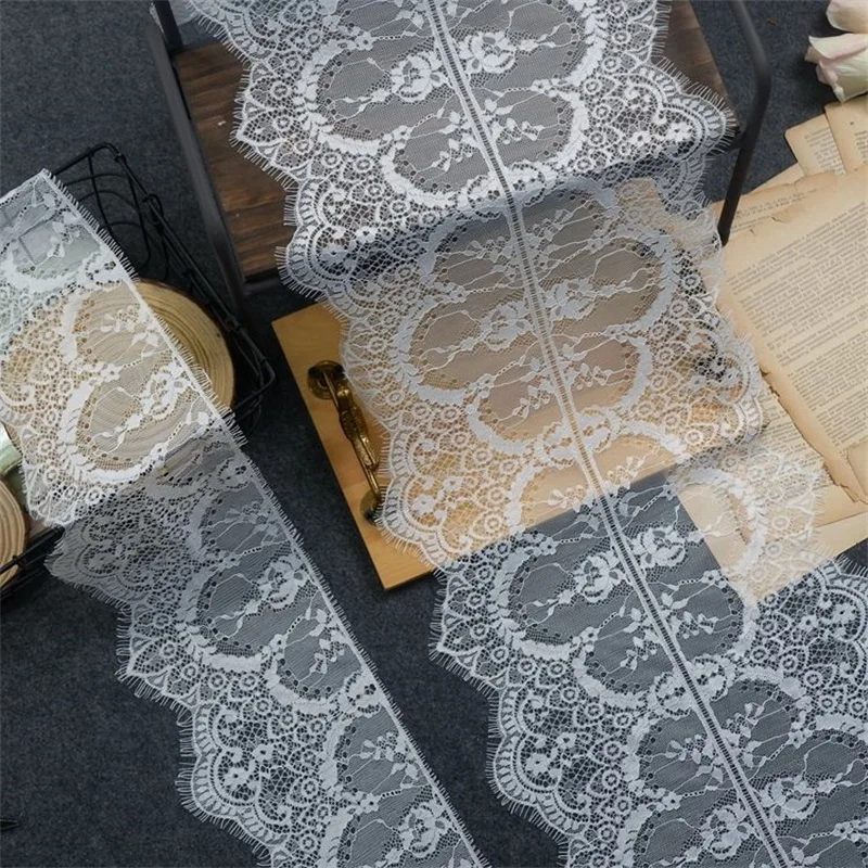 Ширина 31 см 3 метра цена Двусторонняя Мягкая сетчатая кружевная ткань для ресниц