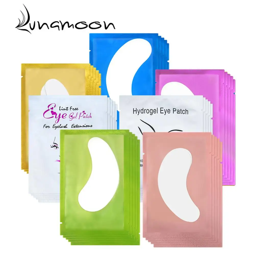 Новые 50 пар бумажных пластырей для ресниц под глазами накладки бумажные