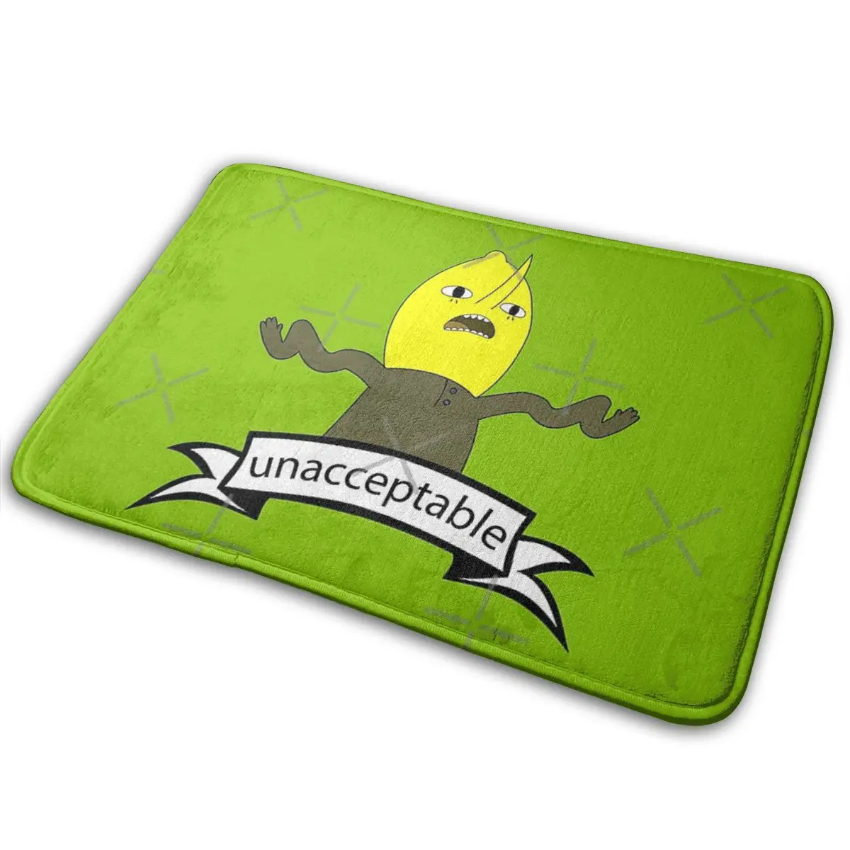 

Lemongrab Unacceptable Adventure Time Bath Mat Carpet Entrance Door Mat Balcon Nordic Rug Anime Carpet Bohemian Carpets