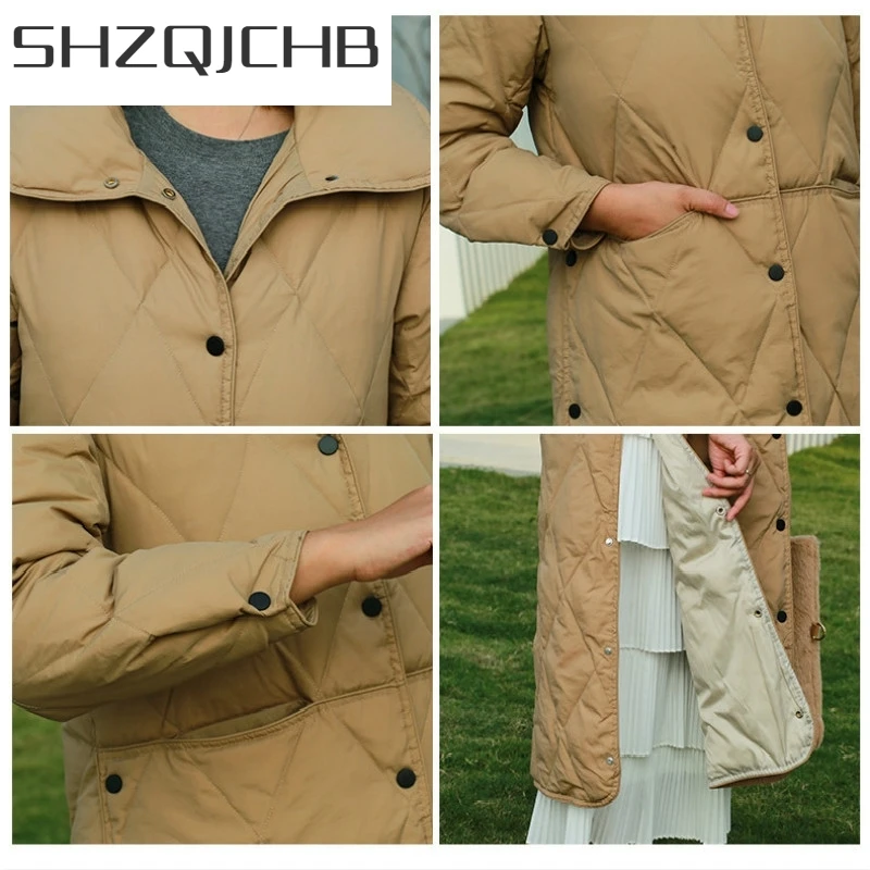 

JCGB 2021 Winter Coat Women Clothes Korean Casual Warm Long Duck Down Jackets Fashion Women's Down Jacket Casaco Hiver LW1121