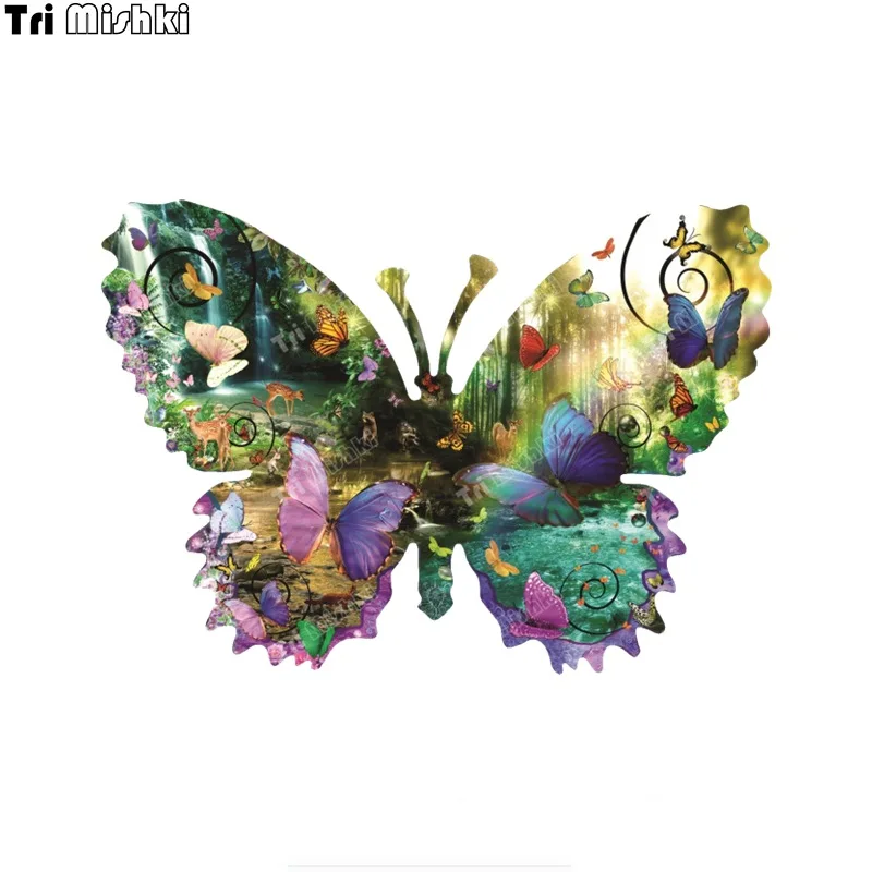 

Три мишки W1163 Фэнтези бабочки автомобильные наклейки виниловые наклейки светоотражающие наклейки на автомобиль мотоцикл бампер ноутбук холодильник двери стены