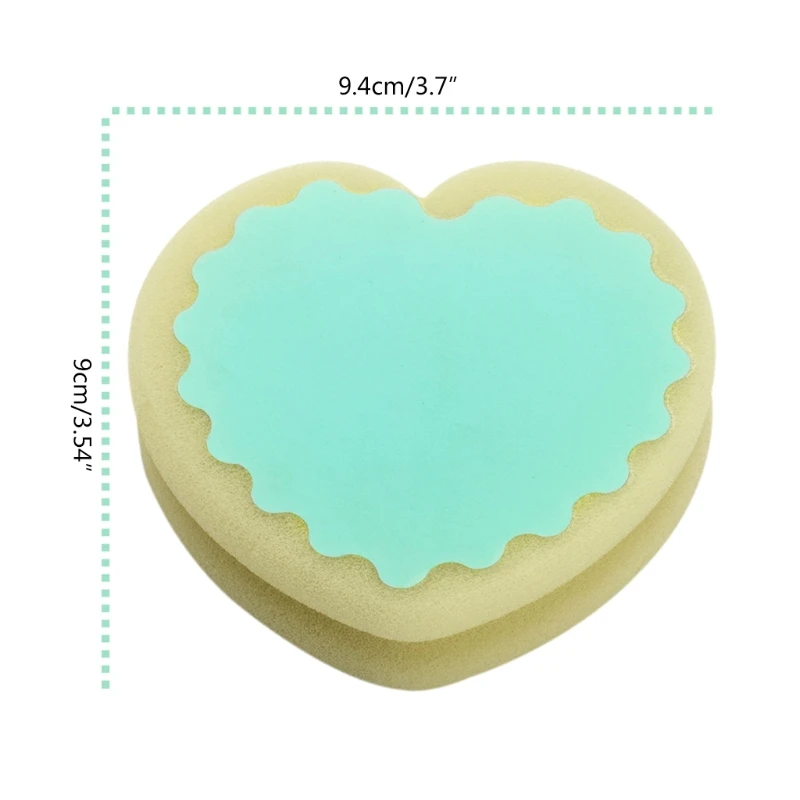 

Q1QD Unisex Painless Depilation Sponge Soft Heart Round Water Drop Shaped Hair Remover Skin Care