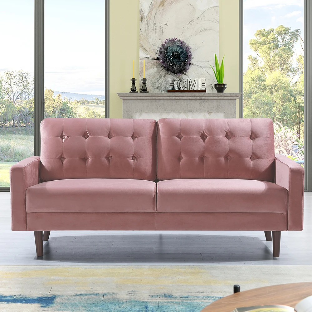 

Light luxury technology cloth sofa Italian style living room velvet fabric sofa Nordic modern modular furniture (Bulk purchase)