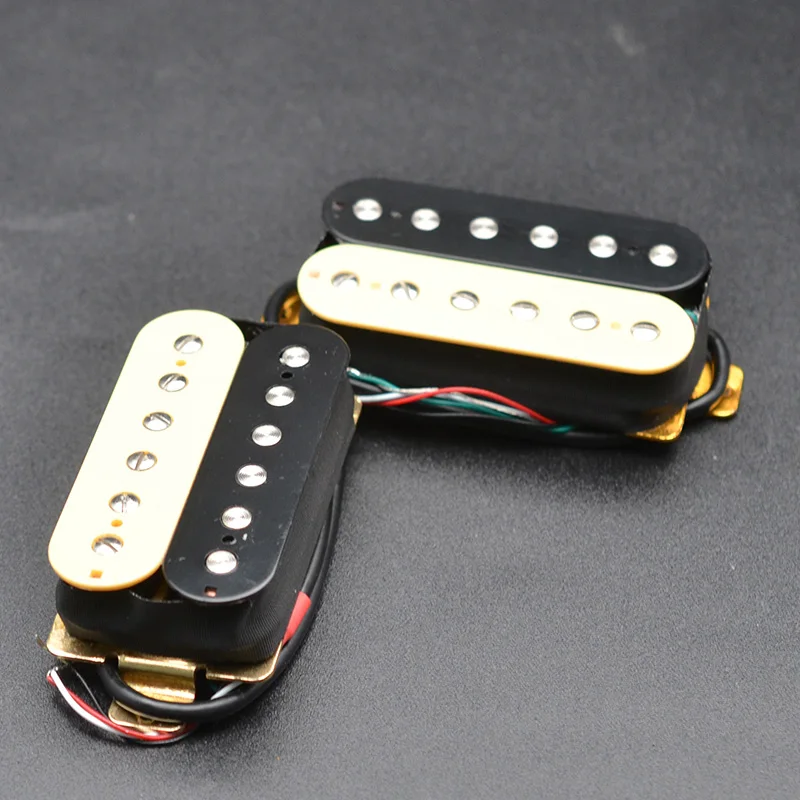Пикап Humbucker с двойной катушкой пикап для электрической гитары Zebra Neck или Bridge выбор