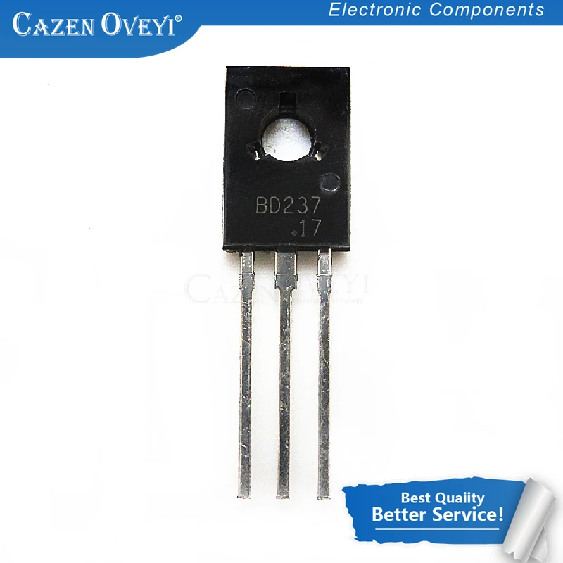 10 шт./партия, транзисторы BD237 NPN 2A / 100V TO-126 10 шт./партия, транзисторы BD237 NPN 2A / 100V TO-126