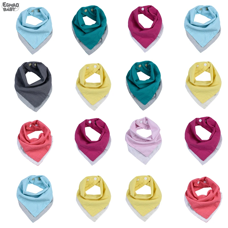 Бандана из хлопка и льна нагрудники одежда для кормления младенцев Слюнявчики