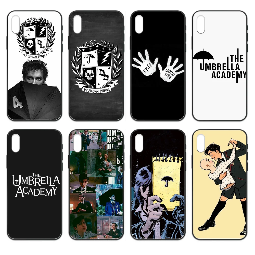 Чехол для телефона с рисунком зонтика академии ТВ чехол iphone 4 4s 5 5S SE 5C 6 6S 7 8 plus X XS XR