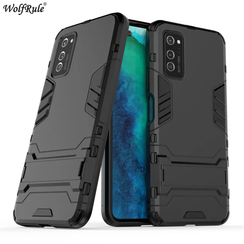 

For Huawei Honor View 30 Pro Case Bumper For Honor V30 Pro TPU & PC Holder Back Cover For Honor View 30 Pro Phone Case 6.57''