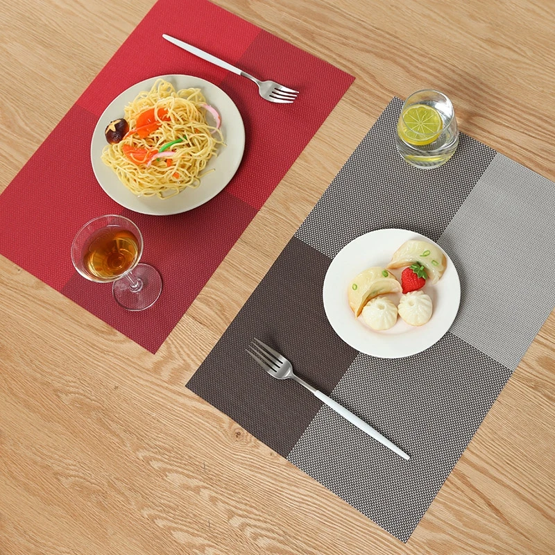 

4/6/8 Pcs Placemats PVC Placemat Bar Mat Plate Mat Table Mat Set Kitchen Hot Pads Mats Pads Table Decoration Mats Accessories