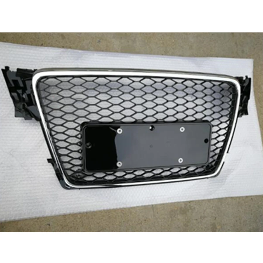 Передняя Спортивная Шестигранная сетка сотовая вытяжка гриль глянец Черный для