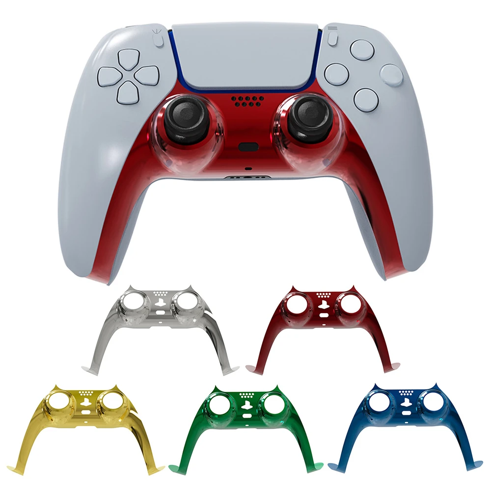 

Controller Handle Front Middle Housing Shell for Sony PS5 Gamepad Decorative Strip Skin Case Cover Face-plate Replacement
