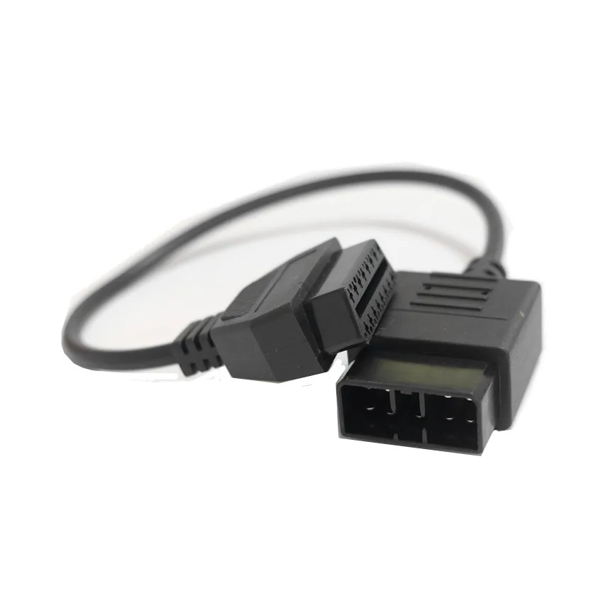 100 шт./лот 9 Pin для Sub aru OBD OBD2 OBDII DLC 16 Женский адаптер автомобильного