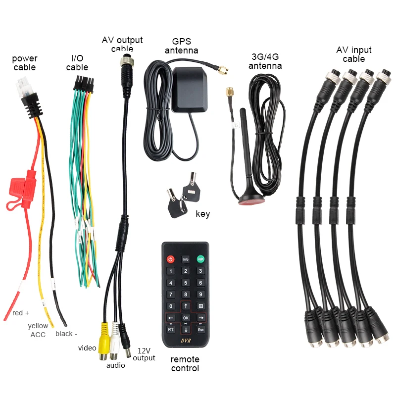 Пульт дистанционного управления 3G в режиме реального времени GPS позиция 8CH AHD