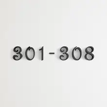 Height 70mm Acrylic House Apartment Numbers Self Adhesive Number Signs On The Door Home Hotel Office Flat Number Plates