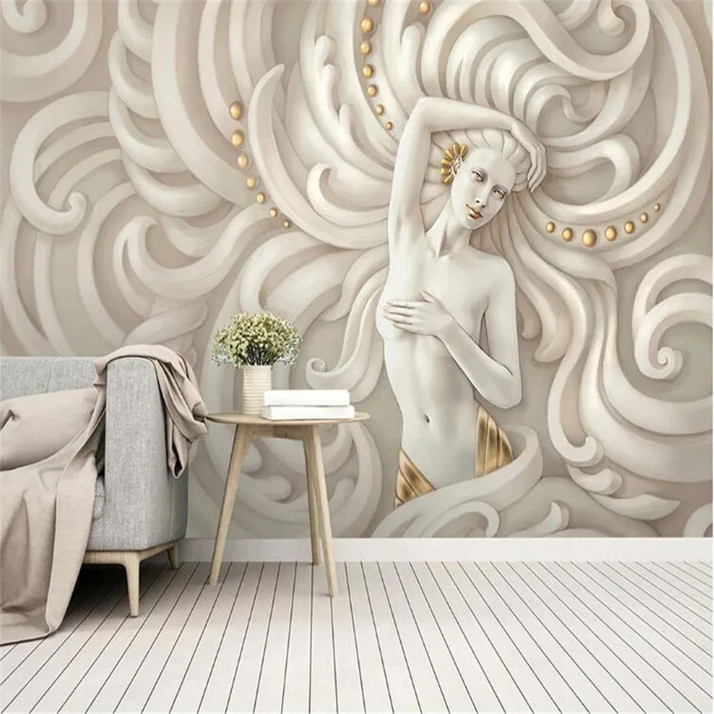 Milofi3d стерео рельефная красота скульптура ангела сексуальная женщина Фотофон