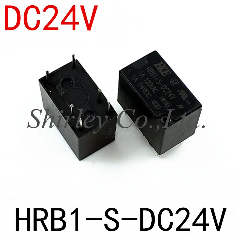100 шт. 100% новое оригинальное реле HKE HRB1-S-DC5V HRB1-S-DC12V HRB1-S-DC24V 5VDC 12V 24V 6pin 1A 120VAC 24VDC -