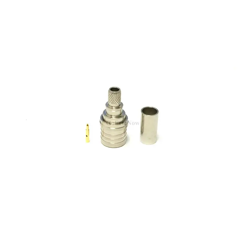 5 шт. RF коаксиальный 50 ом QMA штекер для RG58 RG400 RG195 кабельный соединительный адаптер |