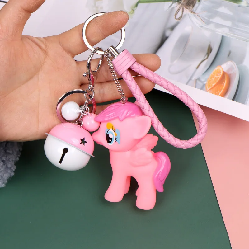 2020 новый корейский мультфильм прекрасный лошадь брелок колокольчик PU
