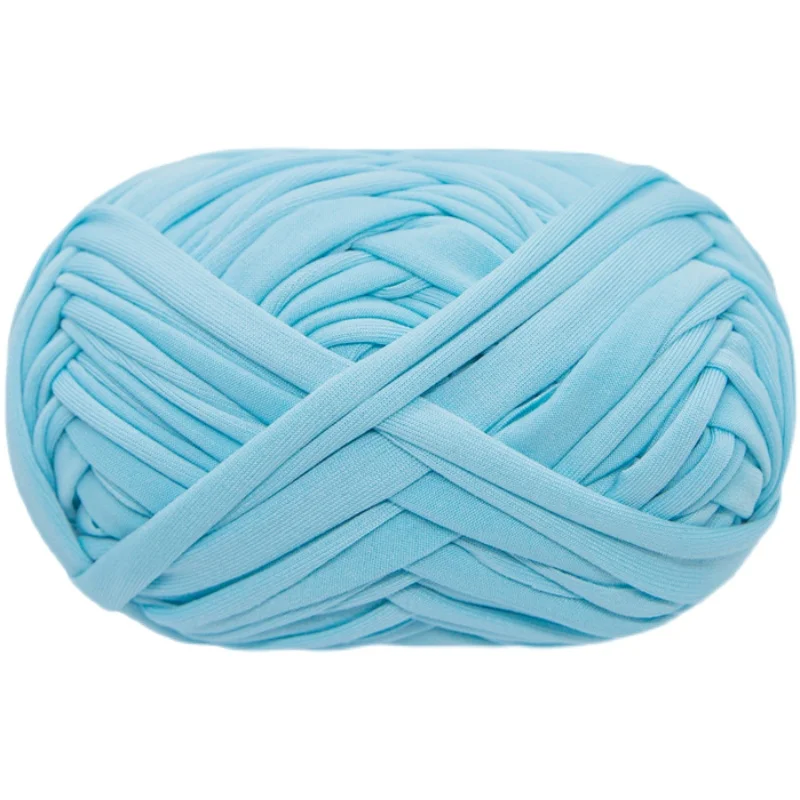 

1Pc=100g Crochet Cloth Yarn tshirt yarn for crocheting bagtape yarn hand Knitting bag Cushion Carpet line threads Diy Handmake