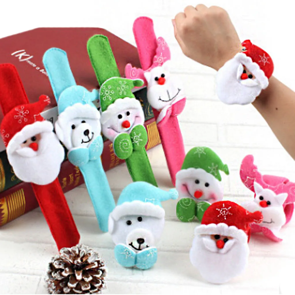 Стильный и веселый рождественский вечерние ослепительный подарок XSlap браслет