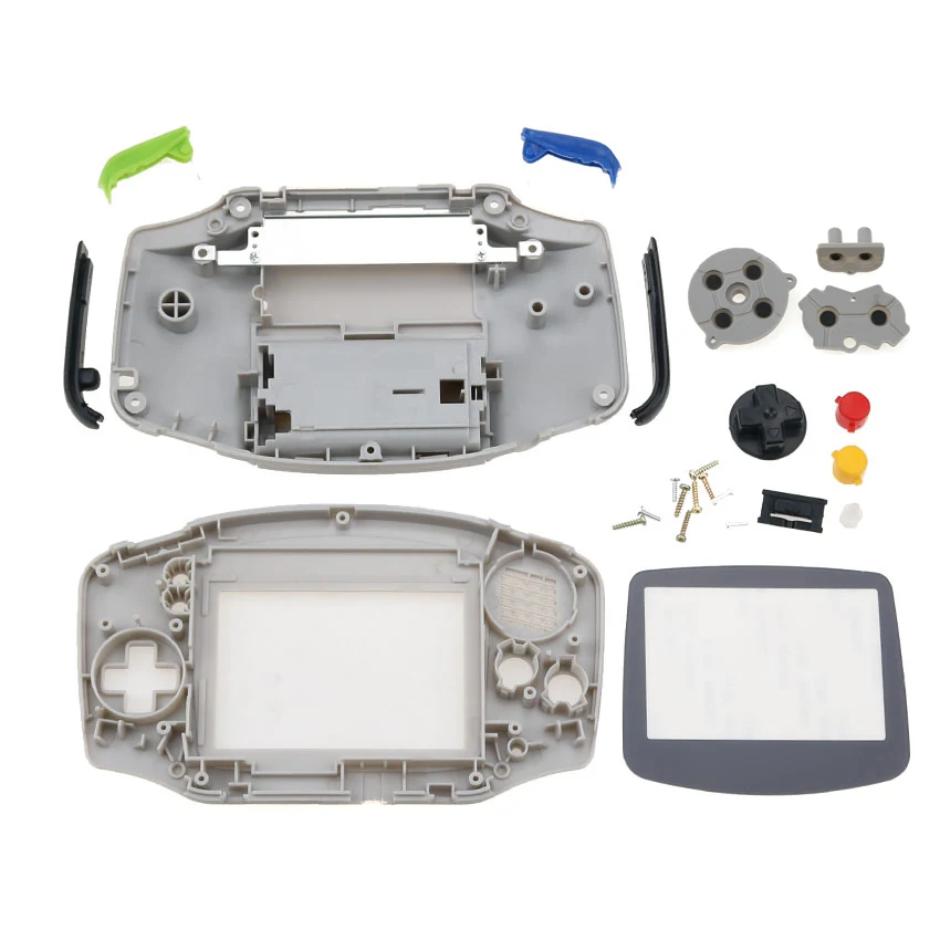 JCD DIY Полный комплект Корпус чехол Чехол с проводящими резиновыми пусковыми