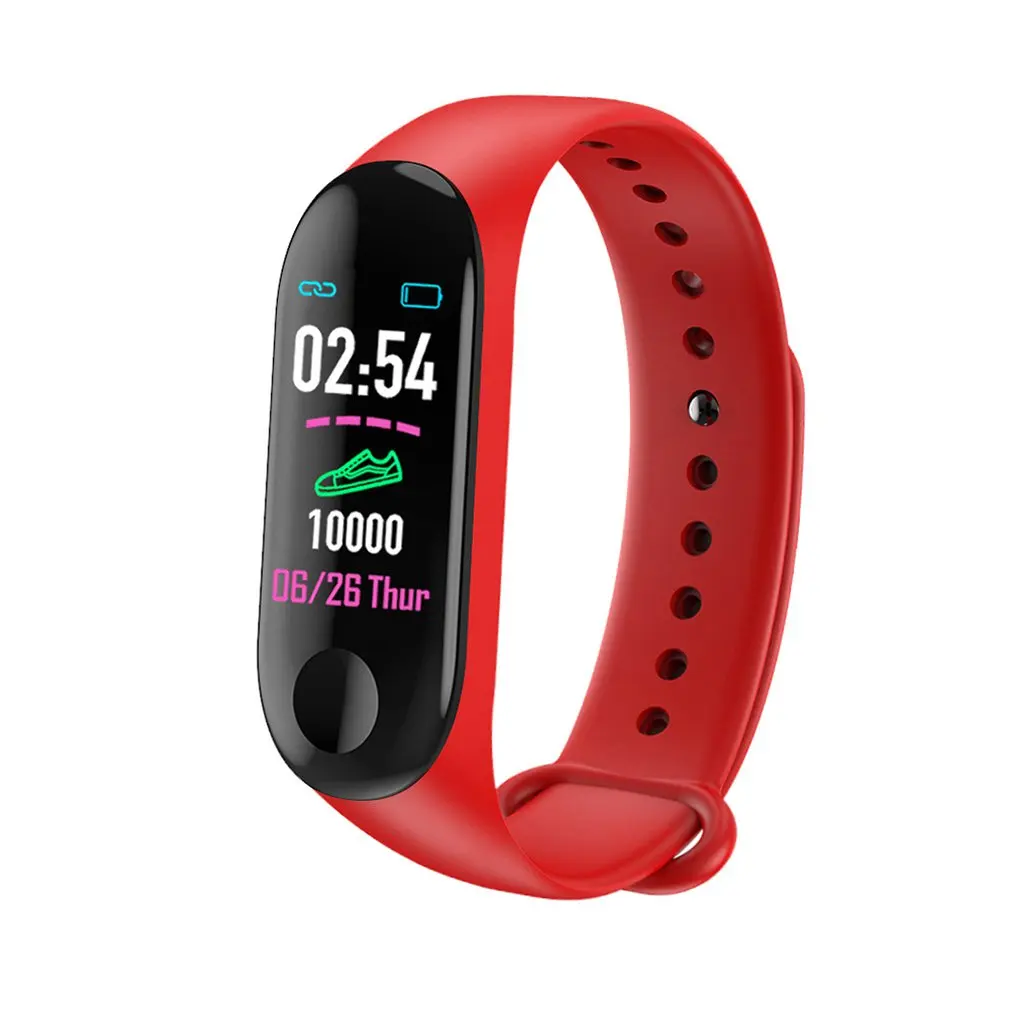 Смарт браслет M3 для мониторинга сердечного ритма водонепроницаемый счетчик