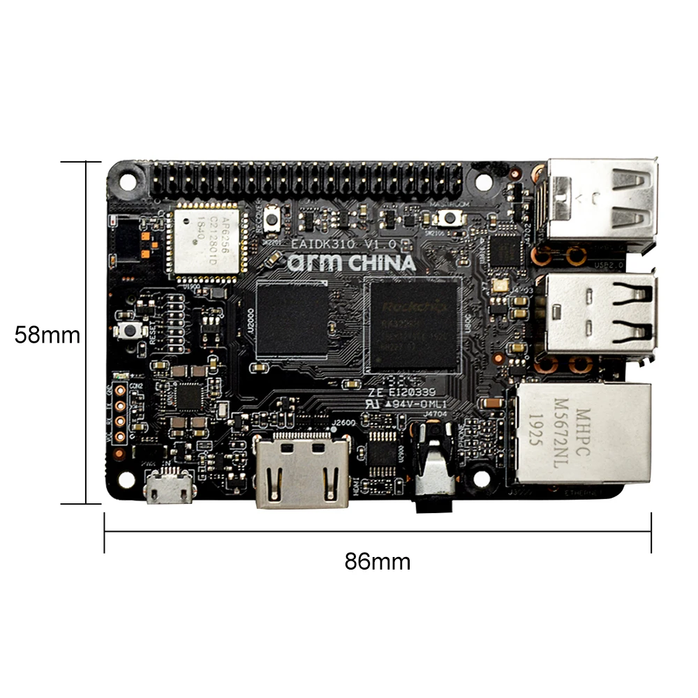 EAID 310 встроенный AI разработка Встроенный ARM макетная плата Linux/Android совместимый