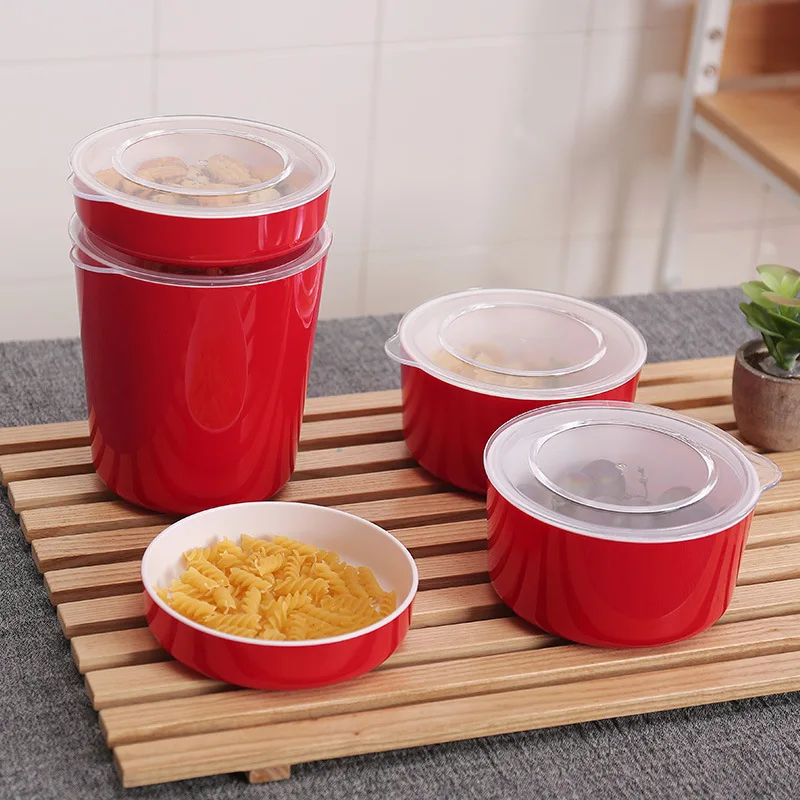 Высококачественная круглая красная герметичная банка двухцветная Изысканная