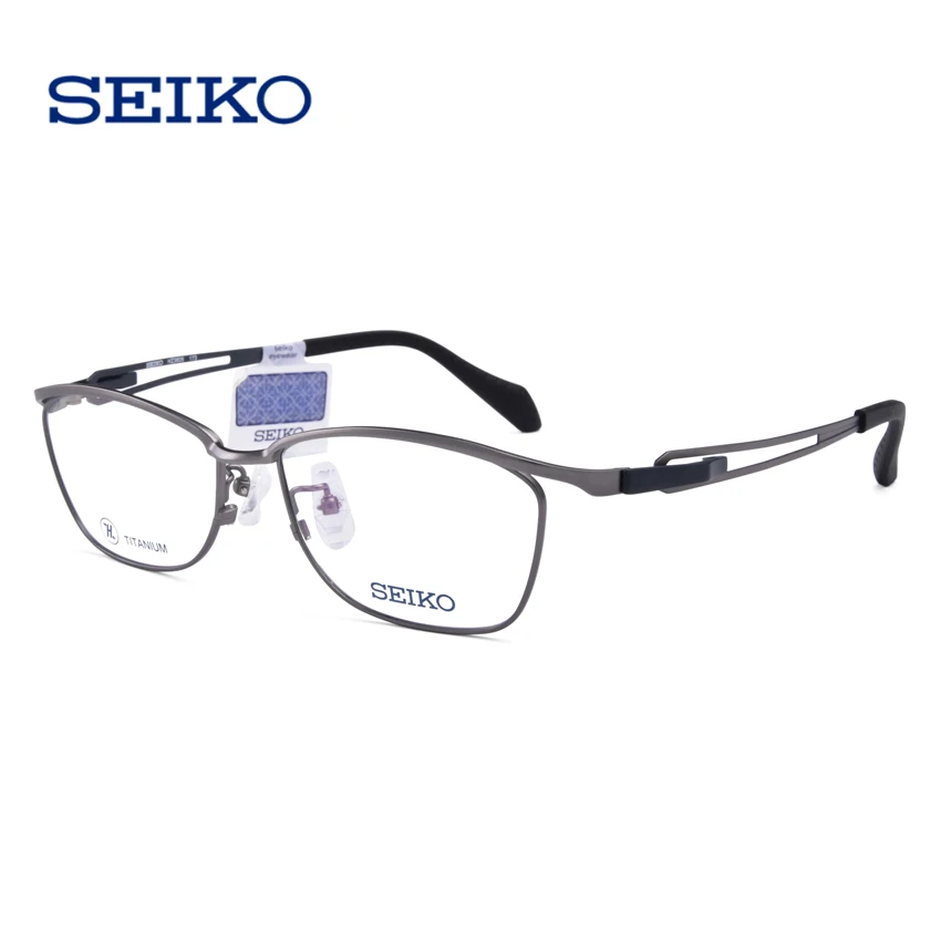 SEIKO оптическая оправа для очков мужские титановые спортивные очки es Рецептурные очки мужские негабаритные оправы для очков HZ3605