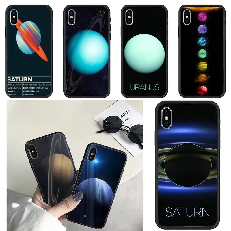 

Saturn Solar system Phone Case For IPhone 12 Pro Max 6 6s 7 8 Plus XS XR 12mini se 2020 iphone 11 pro max case