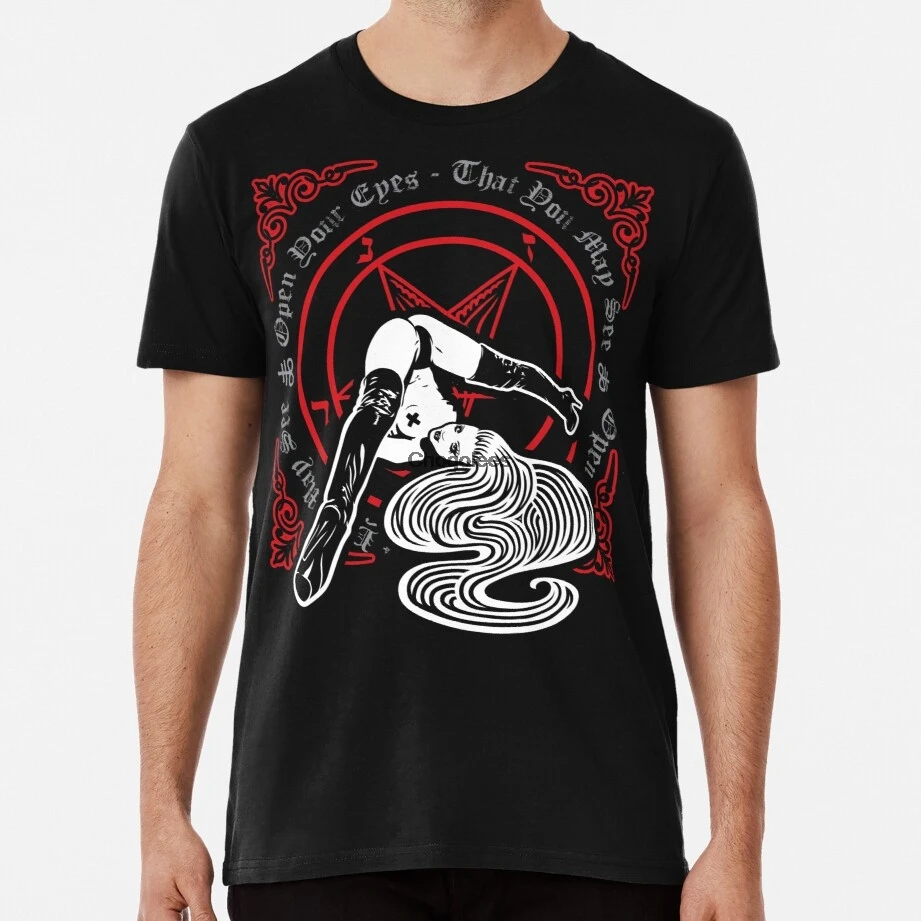 Футболка Мужская/Женская/мужская с пентаграммой пикантная рубашка бикини топ