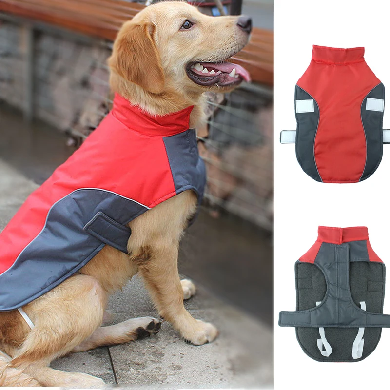 Водонепроницаемая куртка для щенка жилет зимнее теплое пальто домашнего питомца