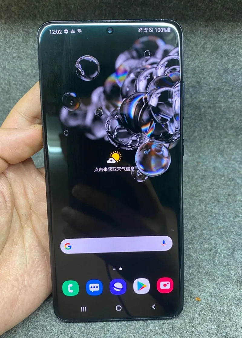 Оригинальный Samsung Galaxy S20 Ultra 5G G9880 【 99% Новый 】 сотовые телефоны 6 9 дюйма 12 Гб + 256 ПЗУ