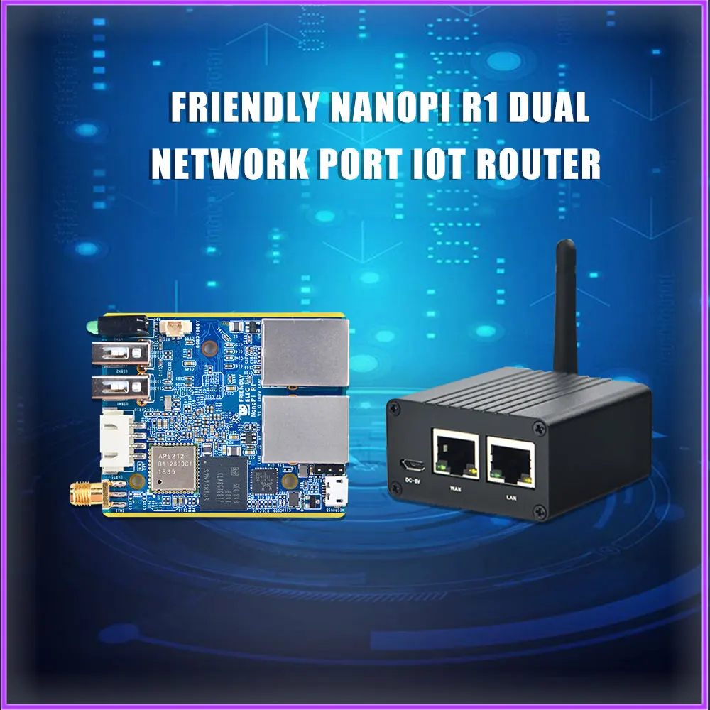 NanoPi R1 Allwinner H3 Gbps Ethernet бортовой Wifi Bluetooth OpenWRT