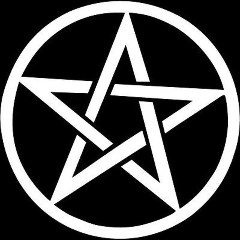 

Personality Laptop Car Sticke Motorcycle Pentagram Star Symbolic Fashion Accessories Decal Vinyl Decorative PVC 11cm X 11cm