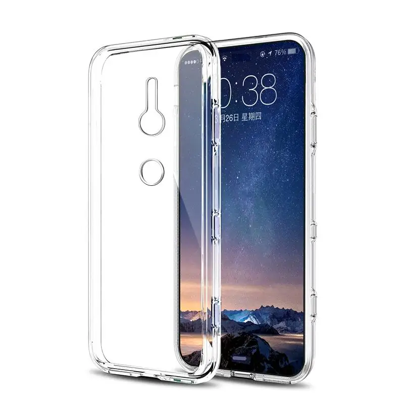 Ультратонкий Прозрачный мягкий чехол для Sony Xperia XZ3 XZ2 XZ1 Compact XZ Premium XZs
